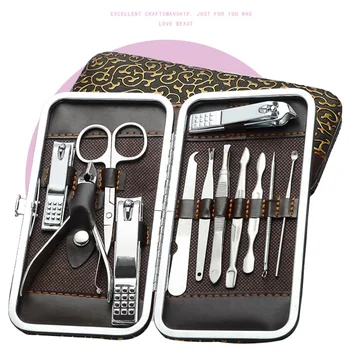 

12Pcs/Set Nail Tool Set Nail Clipper Scissors Manicure Pedicure Tool Kit SMJGood
