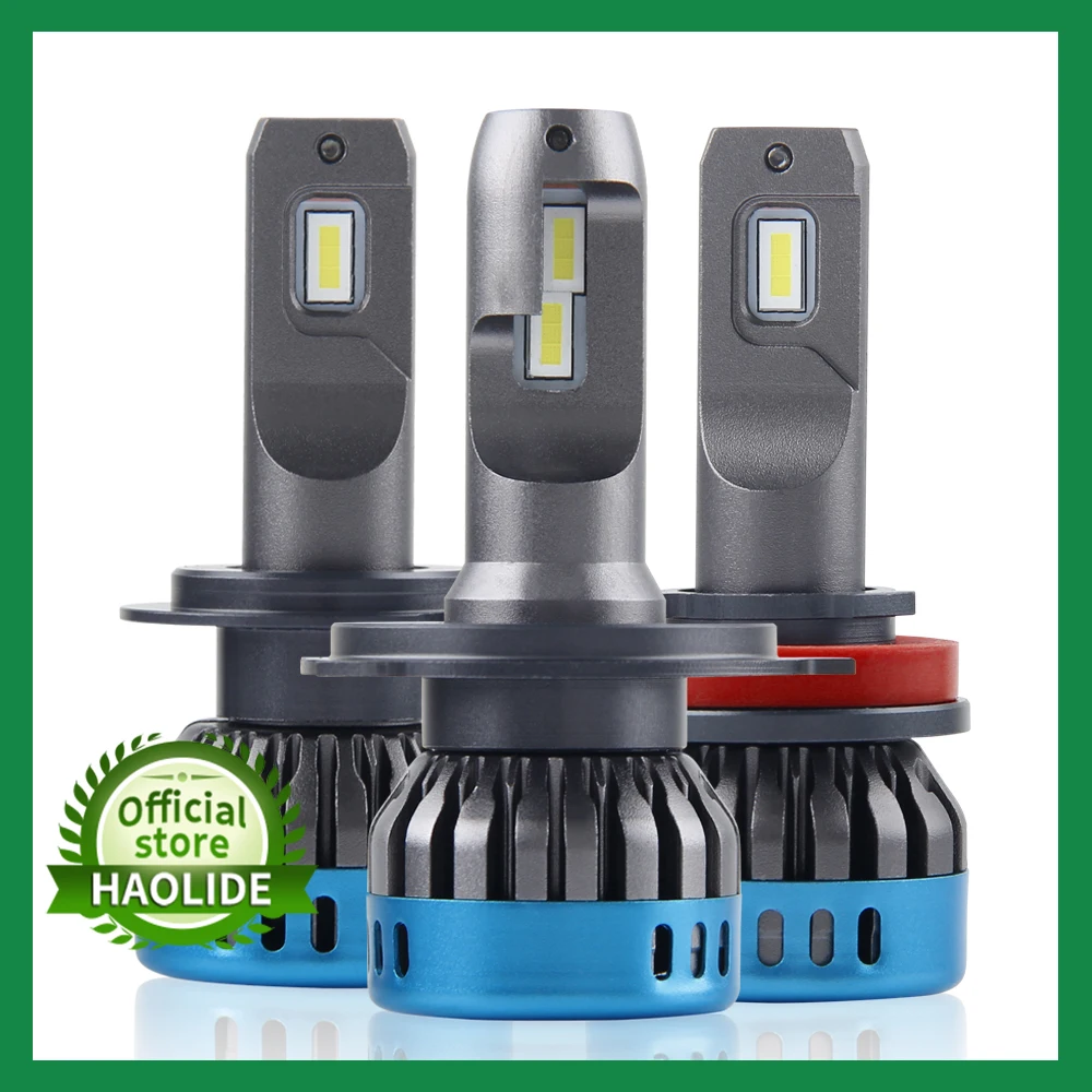 /HL Turbo H7 светодиодный H1 HB3 9005 HB4 9006 H8 H4 фонарь Hi/Low Beam фара для автомобиля 12 в фары