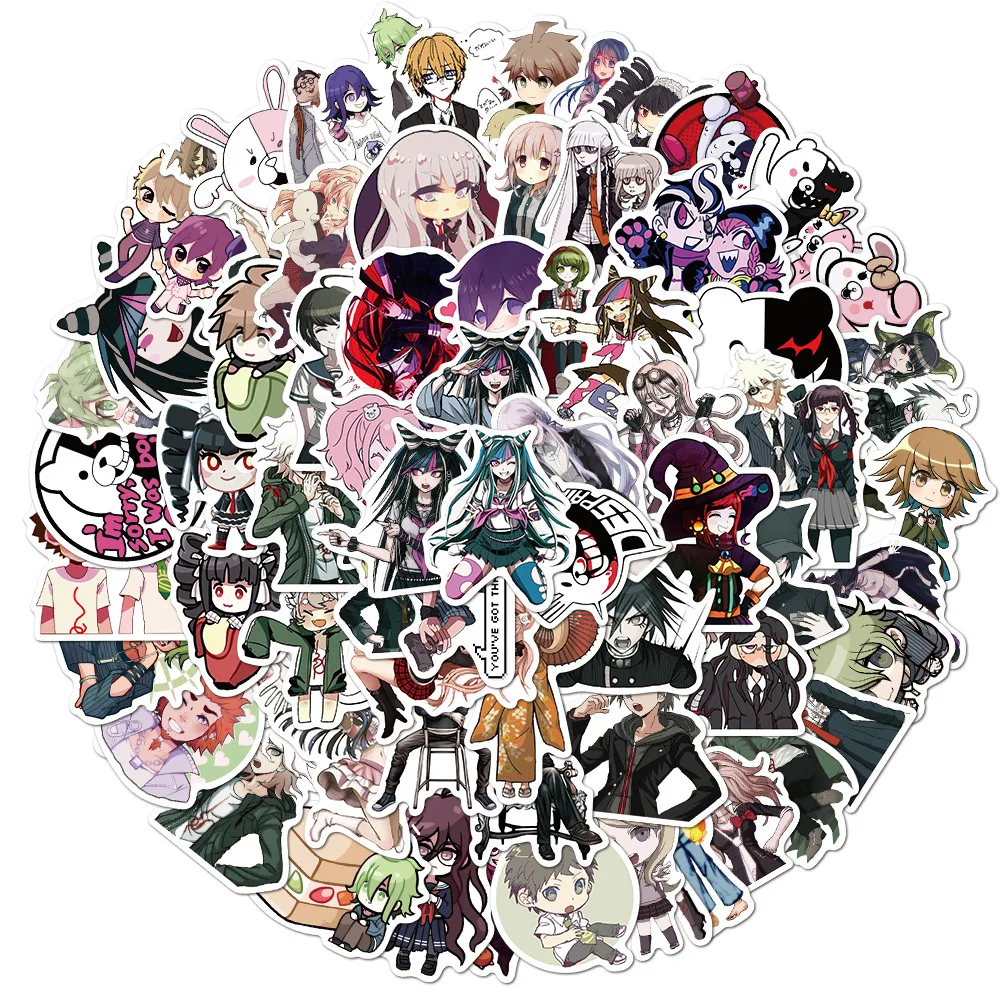 100 шт. Детские Водонепроницаемые наклейки Danganronpa|Наклейки| |