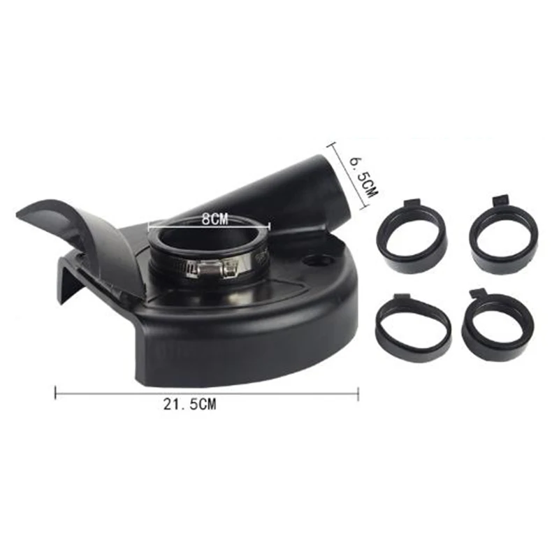 

7 Inch Vacuum Dust Shroud Grinding Cover For Angle Hand Grind Grinder Polisher Dust Cover For Polishing Cement/ Stone/ Concrete