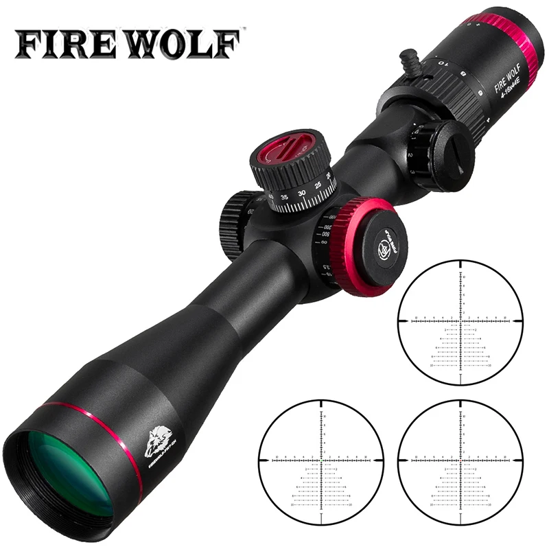 FIRE WOLF QZ 4-16X44 E IR FFP охотничий прицел с первым фокусным расстоянием оптические