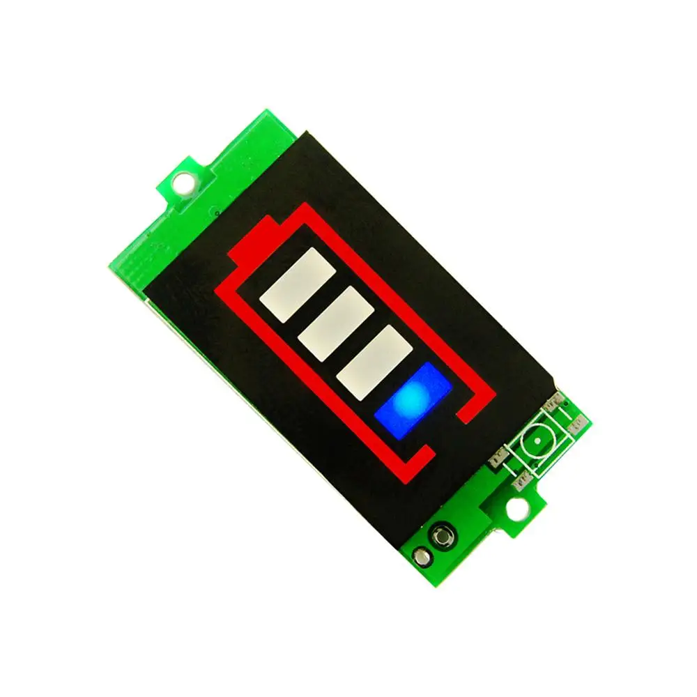 Тестер батареи BMS Щит защиты печатной платы индикатор емкости литиевой батареи 1S 3S 4,2 V/12,6 V измеритель напряжения дисплей модуль тестер