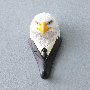 

European Deer Head Decoration Hook Creative Personality Animal Cute Wall Hanging Wall Key Hook Door Single Coat Hook M2925