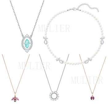 

2019 SWA New Devil's Eye. Bee. Scoop Star Wish. Bow . POLAR BESTIARY Antlers Crystal Necklace Fashion Women's Jewelry Necklace