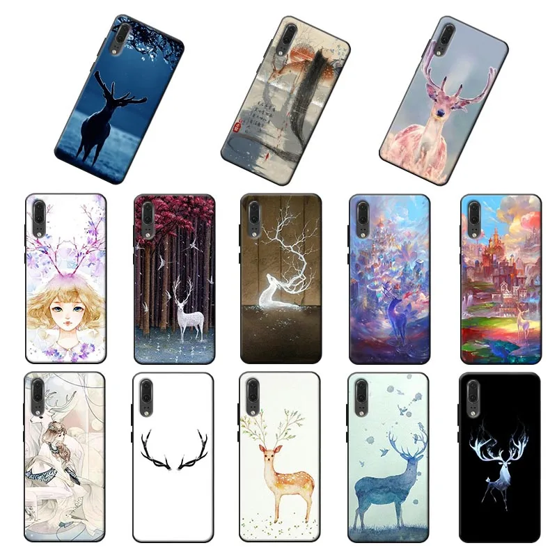 Мягкий силиконовый чехол для телефона с животным оленем huawei mate 30 pro p20 p30 lite 20 |