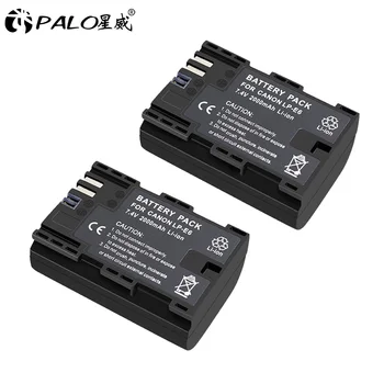

PALO LP-E6 LP E6 LPE6 2000 mAh Camera battery pack for Mark II Mark III for Canon EOS 5D 6D 7D 60D 60Da 70D 80D DSLR