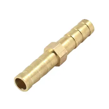 

GAS oil 6mm brass straight connection hose connector gold