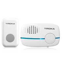 Wireless Doorbell Punch Or Paste Door Bell Waterproof Wireless Home Security Electronic Bell Welcome