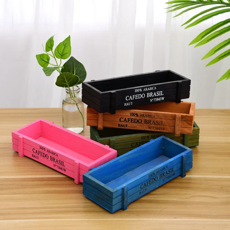 

Rectangular Fleshy Flower Pot Storage Box Portable Household Flower Pot Storage Supplies