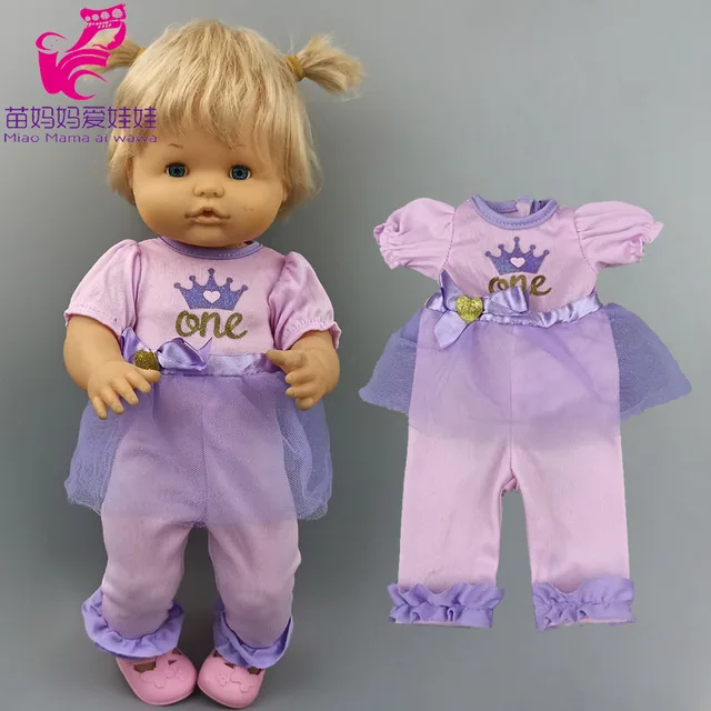 38 Cm BabyDoll Clothes for 40cm Nenuco Ropa Y Su Hermanita Doll Clothes Accessories 2