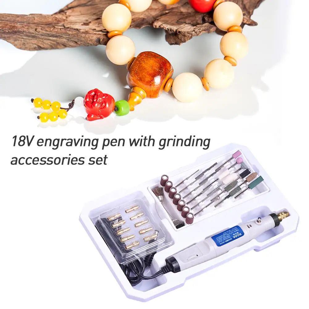 

Mini Drill Rotating Tool 18V Engraving Pen Belt Grinding Accessories Set Multi-function Mini Engraving Pen