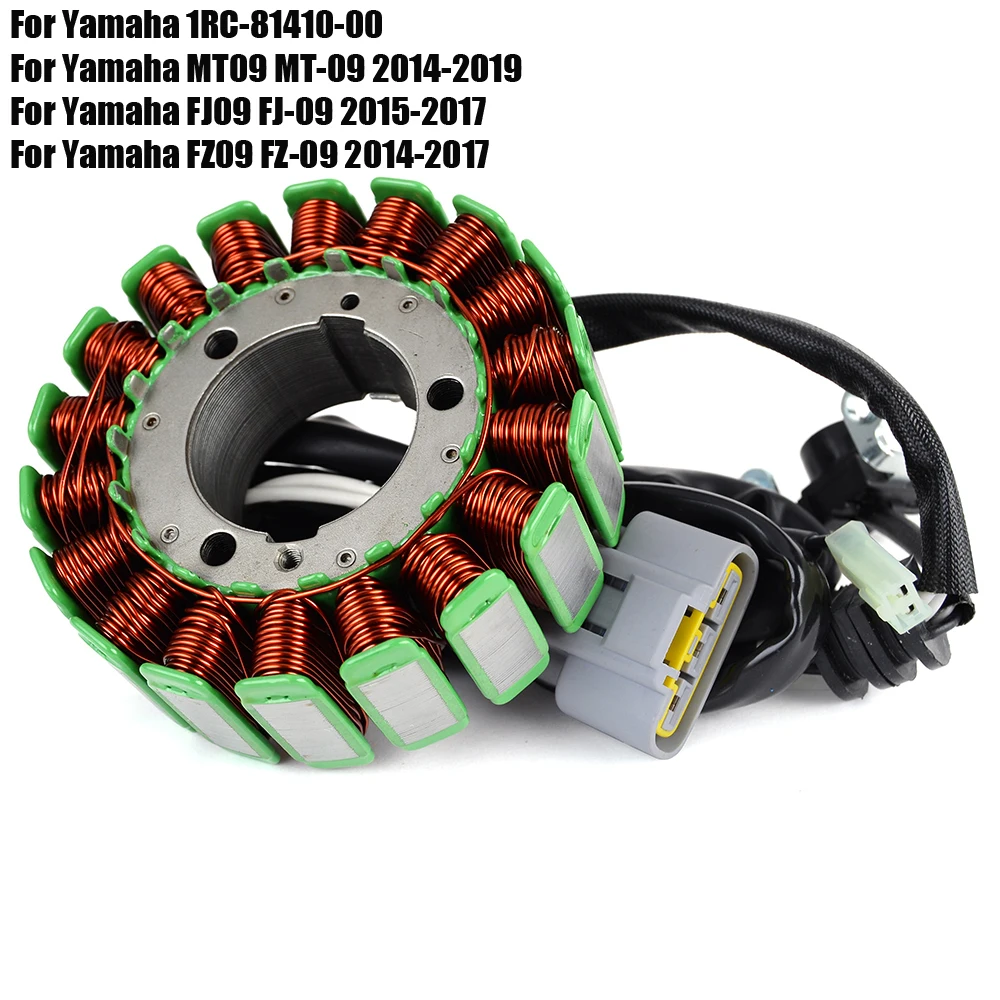 

for Yamaha MT09 FZ09 FJ09 XSR900 MTM850 Tracer 900 GT 1RC-81410-00 MT09TRA MT-09 FZ-09 FJ-09 Motorcycle Generator Stator Coil