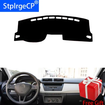 

For Skoda Fabia 2015 2016 2017 Right and Left Hand Drive Car Dashboard Covers Mat Shade Cushion Pad Carpets Accessories