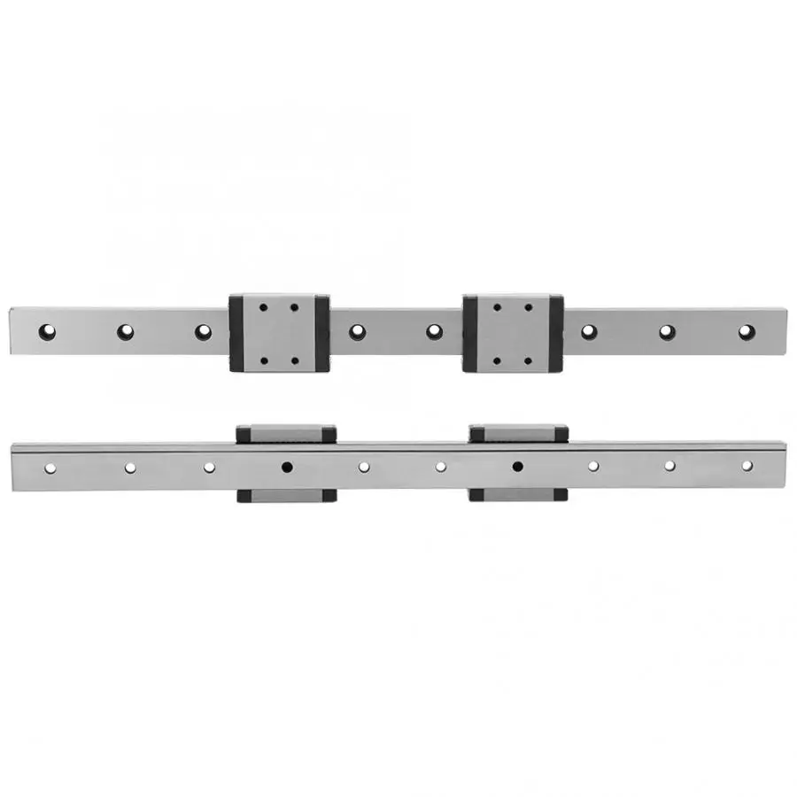 LMLF18B-300-2R Miniature Linear Guide Slide Bearing Steel 300mm Linear Guide linear+2 pcs Guide Motion Slide