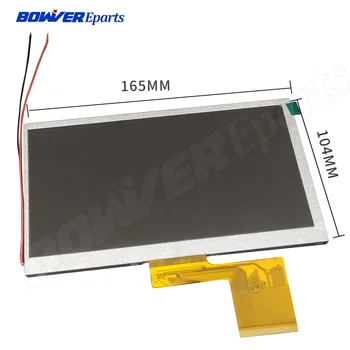 

165*104mm 7" Inch New LCD Display Matrix for Q8 Tablet Compatible QC760B1 (NOT HD )LCD display screen replacement
