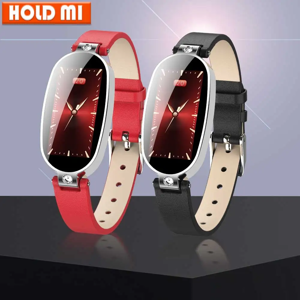 

B79 Smart Bracelet Female Fitness Tracker PPG ECG Blood Pressure Call Reminder Color Screen Waterproof Bluetooth Watch Women