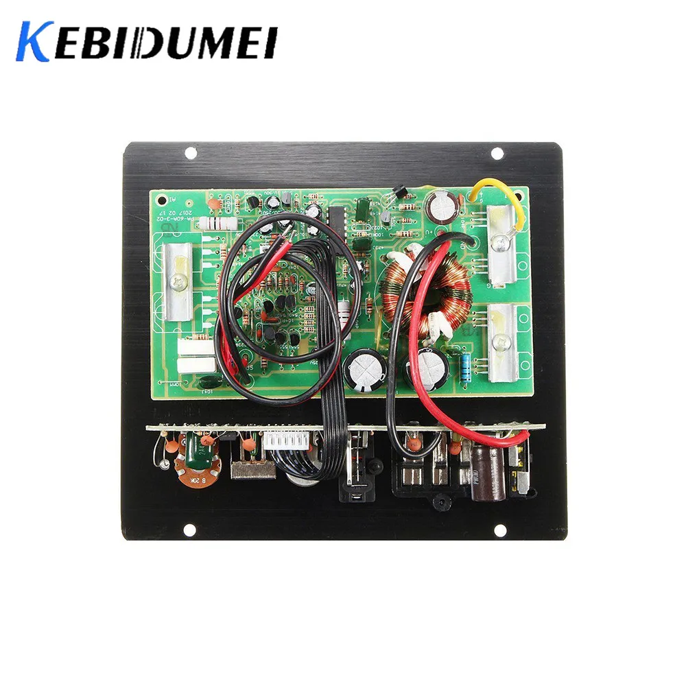 12V 600W PA-60A Speaker Amplifier Board  Lossless Subwoofer Bass Module High Power Car Audio Accessories Mono Channel Durable