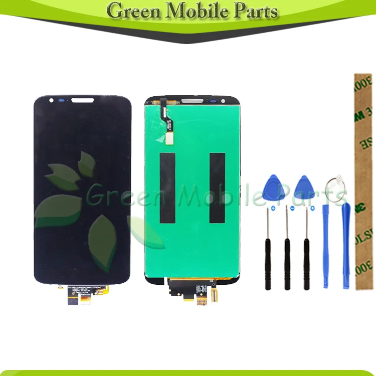 100% Tested Touch Screen For LG G2 D802 LCD Display With Assembly | Мобильные телефоны и аксессуары