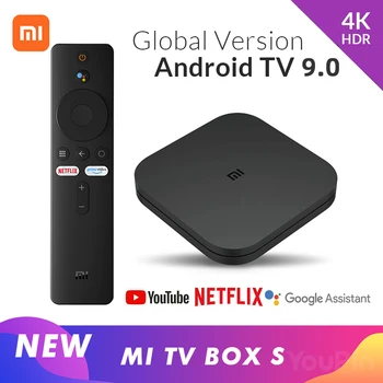 

Global Version Original Xiaomi Mi TV Box S 4K HDR Android TV Streaming Media Player Google Assistant Remote Smart Mi TV Stick 2K