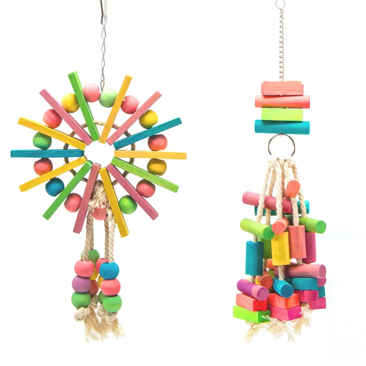 

Bird Parrot Chewing Foraging Toys for Conures African Grey , Amazon , Cockatoos Parrot Toy