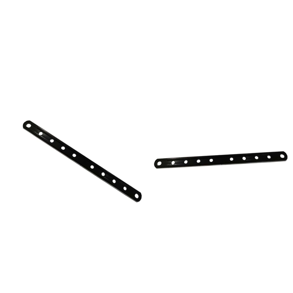 2x Motorcycle Hanger Strap Universal Exhaust Muffler Bracket Black