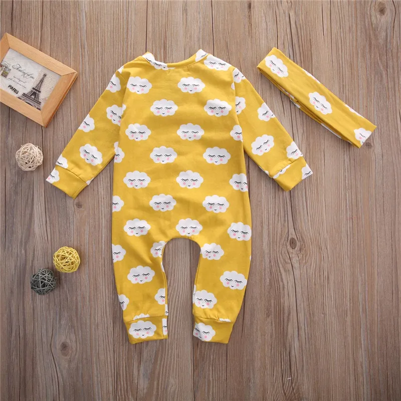 Прямые продажи с фабрики; комбинезон с оборками для новорожденных девочек в США; комбинезон; Пижама; одежда с длинными рукавами