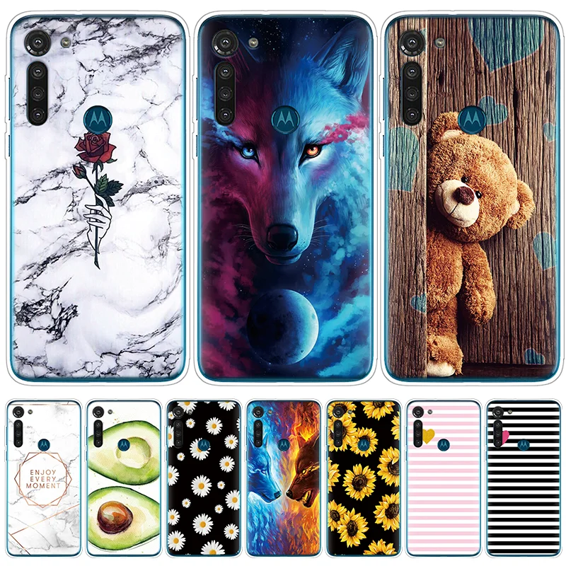 Чехол для Motorola Moto G8 Power 2020 мягкий силиконовый чехол из ТПУ телефона Play For MOTO Plus