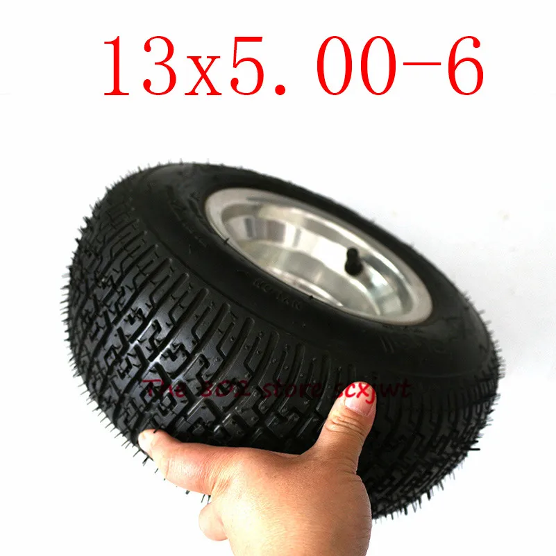 Новейшая хорошая Quality13x5.00-6 колесная шина для 6-дюймового сплава обода ступицы подходит ATV квадроцикл Багги косилка Go-kart багги