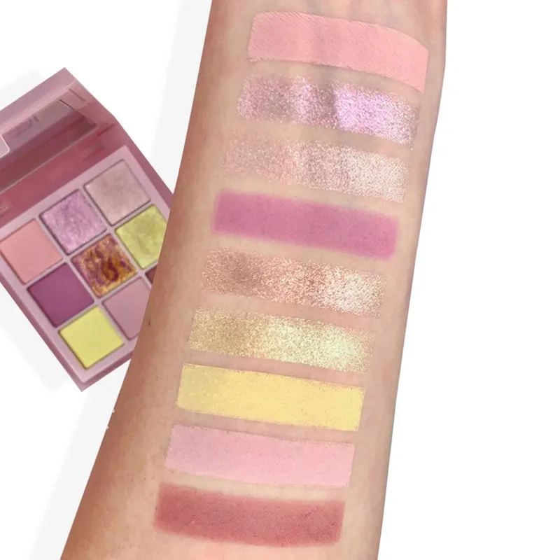 9 Colors Eyeshadow Palette Portable Matte Shimmer Long-lasting Eye Shadow Daily Makeup Pallet Set Mint Pastels Lilac Eyeshadow 9 Colors Eyeshadow Palette Portable Matte Shimmer Long-lasting Eye Shadow Daily Makeup Pallet Set Mint Pastels Lilac Eyeshadow