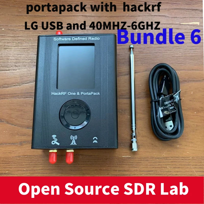 HackRF One SDR программное обеспечение определило Радио 1 МГц до 6 ГГц Материнская плата макетная плата комплект