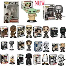 Фигурки игрушечные FUNKO, поп Звездные войны, Дарт Вейдер, Люк Скайуокер, Leia, экшн-фигурки, модель