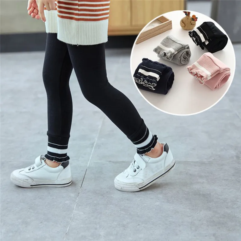 Girls' winter leggings Toddler Kids Baby Girls Striped Leggings Tights Pants Trousers Outfits Clothes girls tights #4D02 (12)