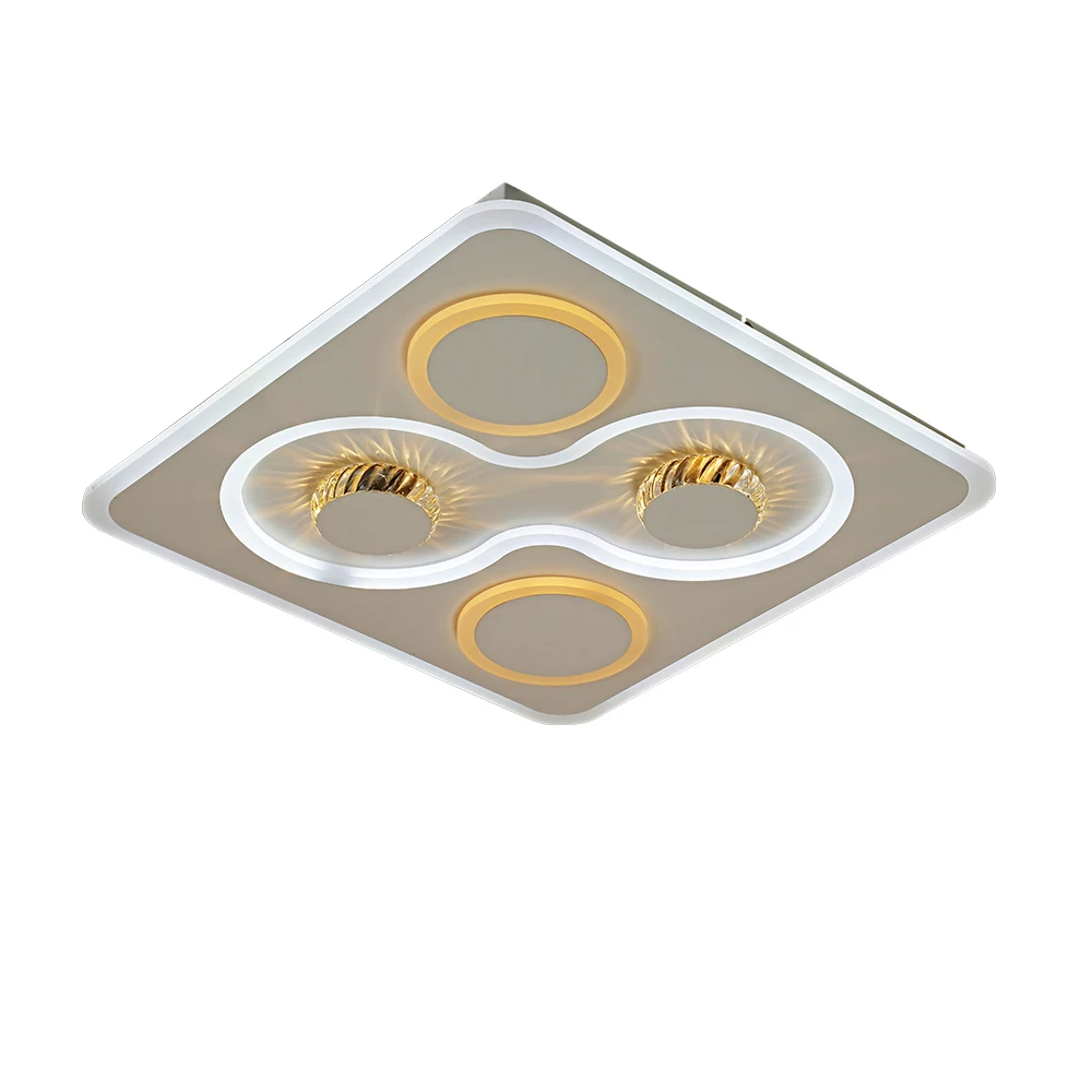 

Modern LED Ceiling Lights Acrylic Creative Lighting Fixtures Living Elita Remote Control dinner room Bedroom Lamp Luminaires
