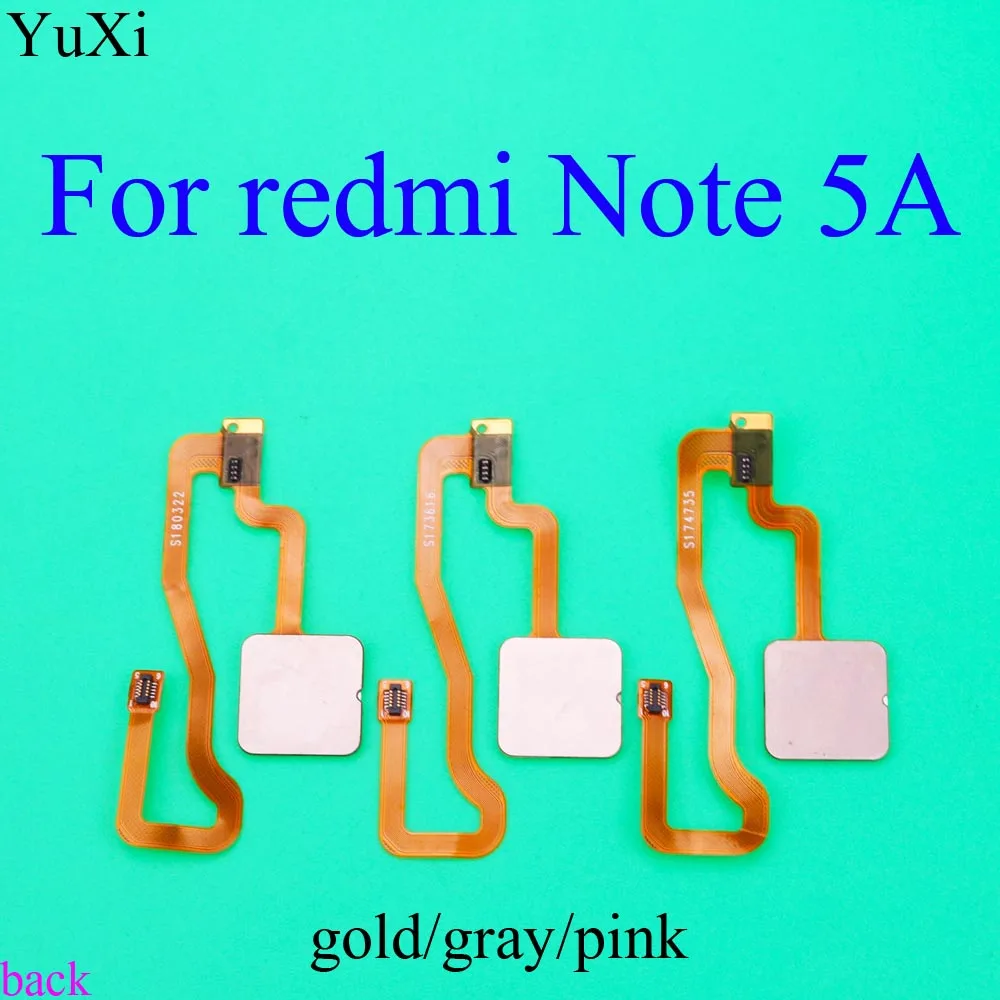 Для Xiaomi Redmi Примечание 5A Prime/Y1 сканер отпечатков пальцев гибкий кабель сенсорный сенсор ID Главная Кнопка возврата ленты Flex Ремонт Запчасти