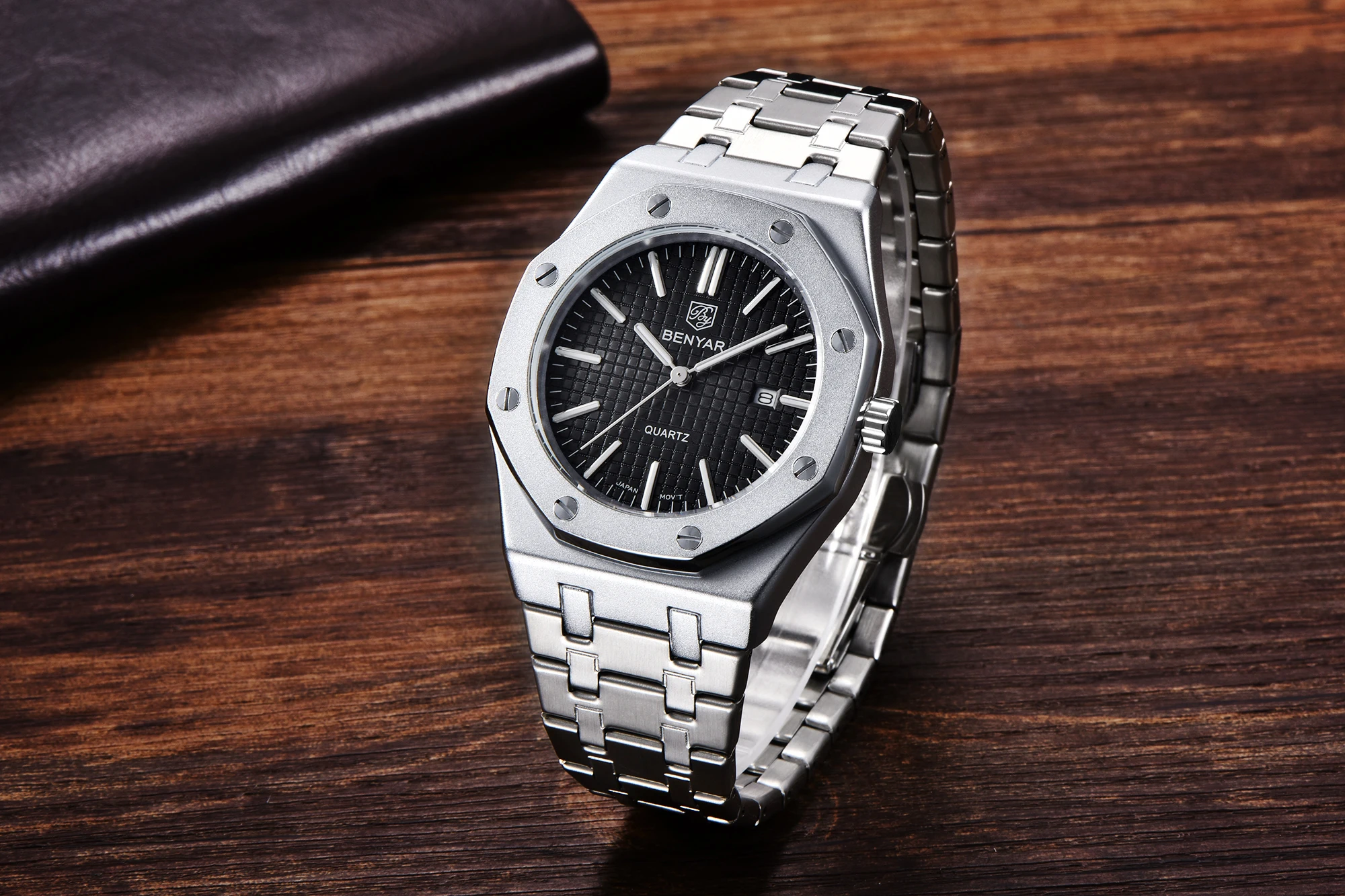 2020 BENYAR New Men's Watch Top Luxury Brand Men's Casual All-steel Quartz Watch Analog Waterproof Sports Military Watch