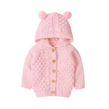 Детская осенняя одежда хлопковый плюшевый свитер для маленьких мальчиков и девочек, верхняя одежда, пальто, одежда
