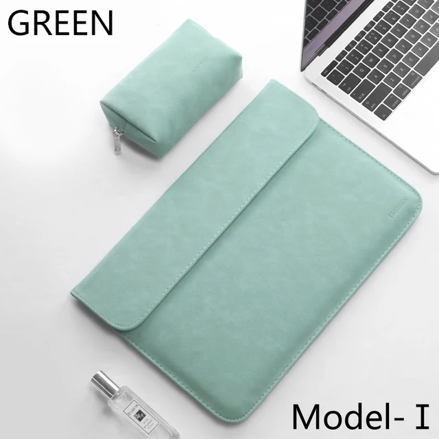 Laptop Sleeve For Macbook Air 13 Case M1 Pro Retina 13.3 11 14 16 15 XiaoMi 15.6 Notebook Cover Huawei Matebook Shell laptop bag GREEN