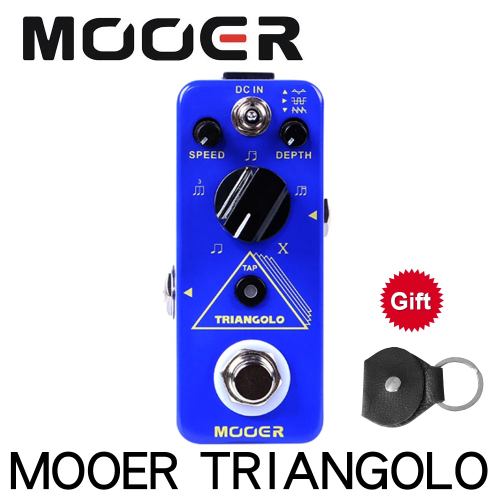 Mooer MTR3 треугольник цифровой тремоло с метелом педаль для микро гитары|Детали и
