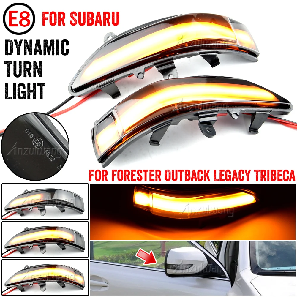 Voiture Led Dynamique Clignotors Pour Subaru Forester Tribeca Miroir Lateral Clignotant Indicateur Pour Subaru Outback Legacy 2