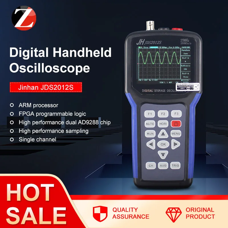 Original Portable Handheld Digital Oscilloscope Jinhan JDS2012S 1 ...