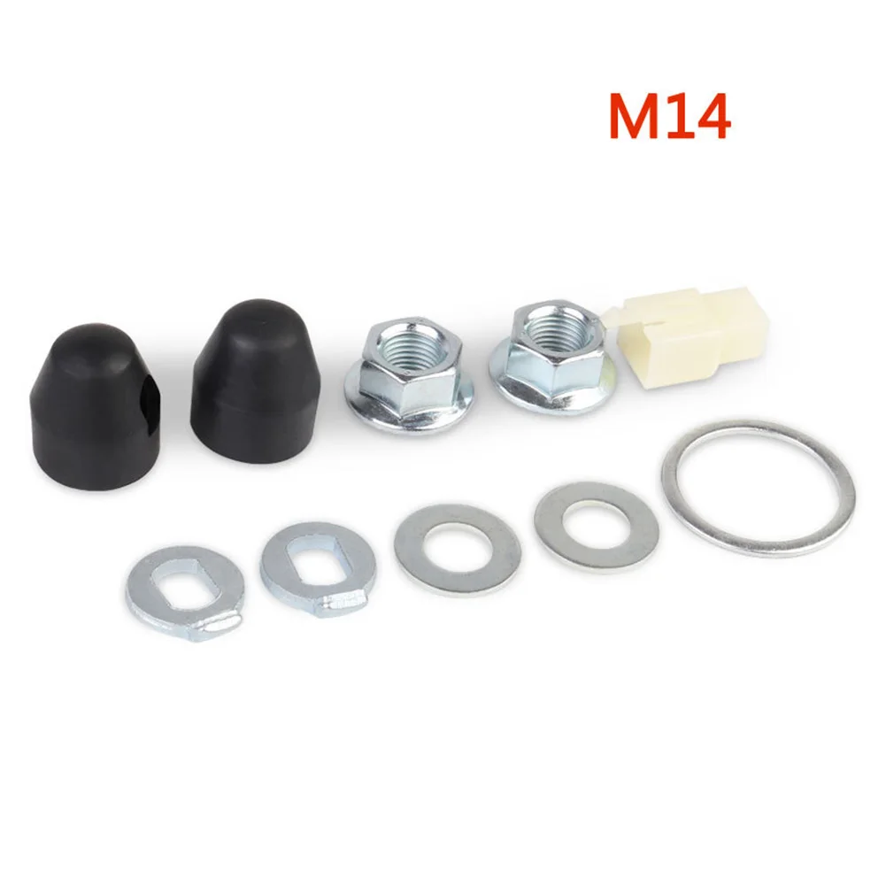 EBIKES E-bike Hub Motor Axle M12/M14 Lock Nut /lock Washer /spacer /nut Cover For 500W-5000W Motors With 12/14mm Shaft ► Photo 2/6