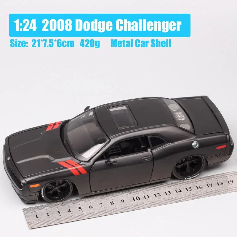 1:24 модель Maisto 2008 Dodge Challenger srt muscle sport car Diecasts& Toy автомобили-модельная игрушка купе эскизы для детского подарка - Цвет: 2008 Challenger