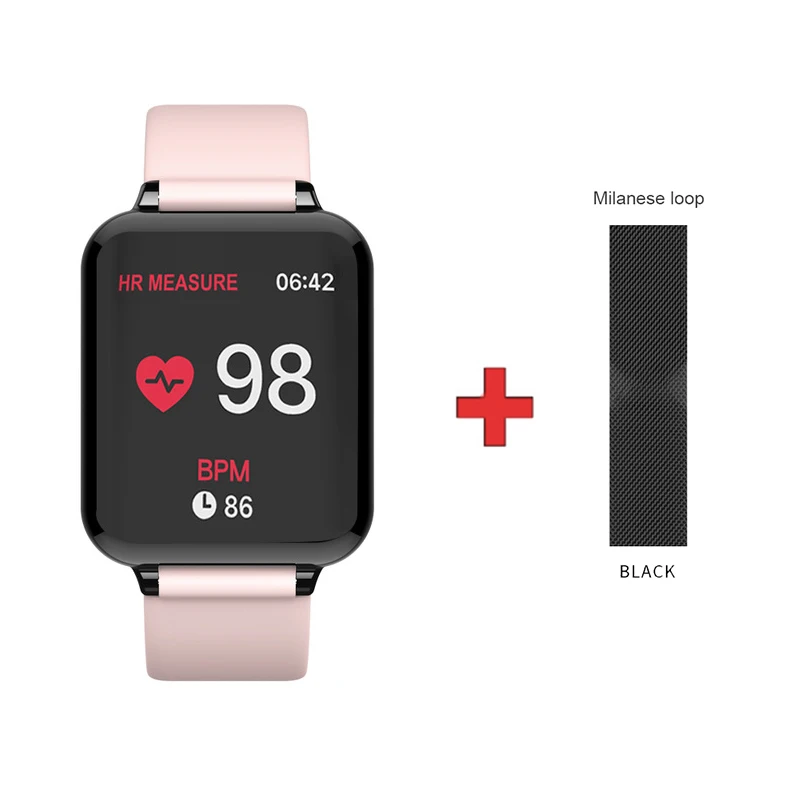 2021 Mens Smart Watch Waterproof B57 Hero Band 3 Heart Rate Blood Pressure Sprots Relogio Smartwatches Bracelet for Android IOS 