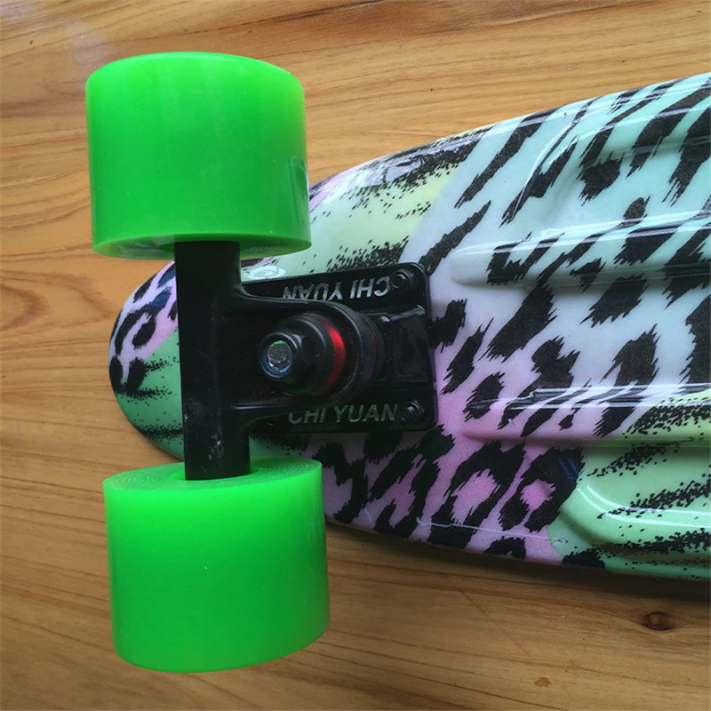 Леопардовая доска Penny Board Mini Cruiser Пластиковый Скейтборд 22 &quotX 6&quot ретро длинная