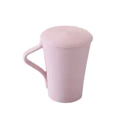 Бамбук-ароматическая резьбовой чашка с крышкой 310 мл Nordic Стиль воды чашка, сок бутылочка для молока чашка из бамбукового волокна разные