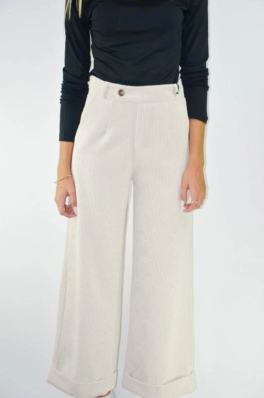 GREYMODA PANTALÓN MUJER PANA SOFT