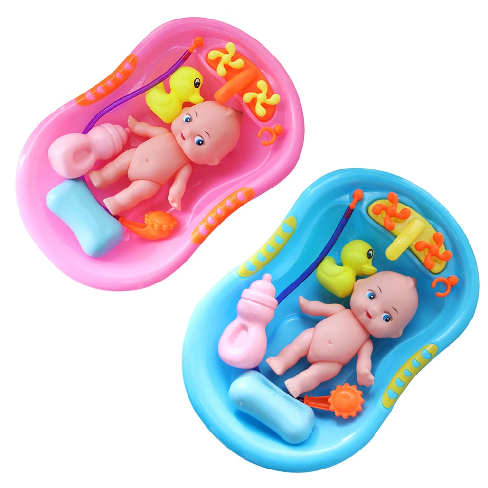 baby doll and bath set