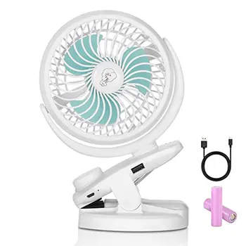 

Portable Usb Dual Battery Clip Fan Mini Portable Charging Fan Clip Small Fan Office Desktop Car Clip Fan