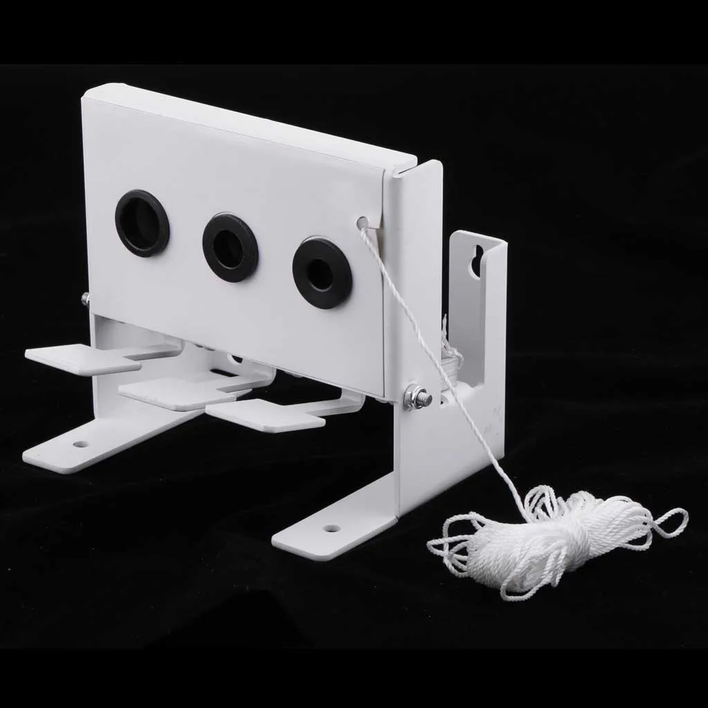 

Durable Stainless Steel Shooting Target Pull Rope Reset Targets Hunting Accessories