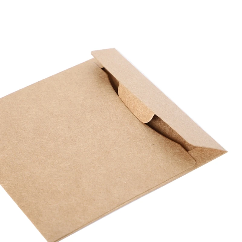 Disc Kraft Paper Cardboard Envelopes Paper Storage Holder Covers Anti-static Container Disc Organizer 30Pcs